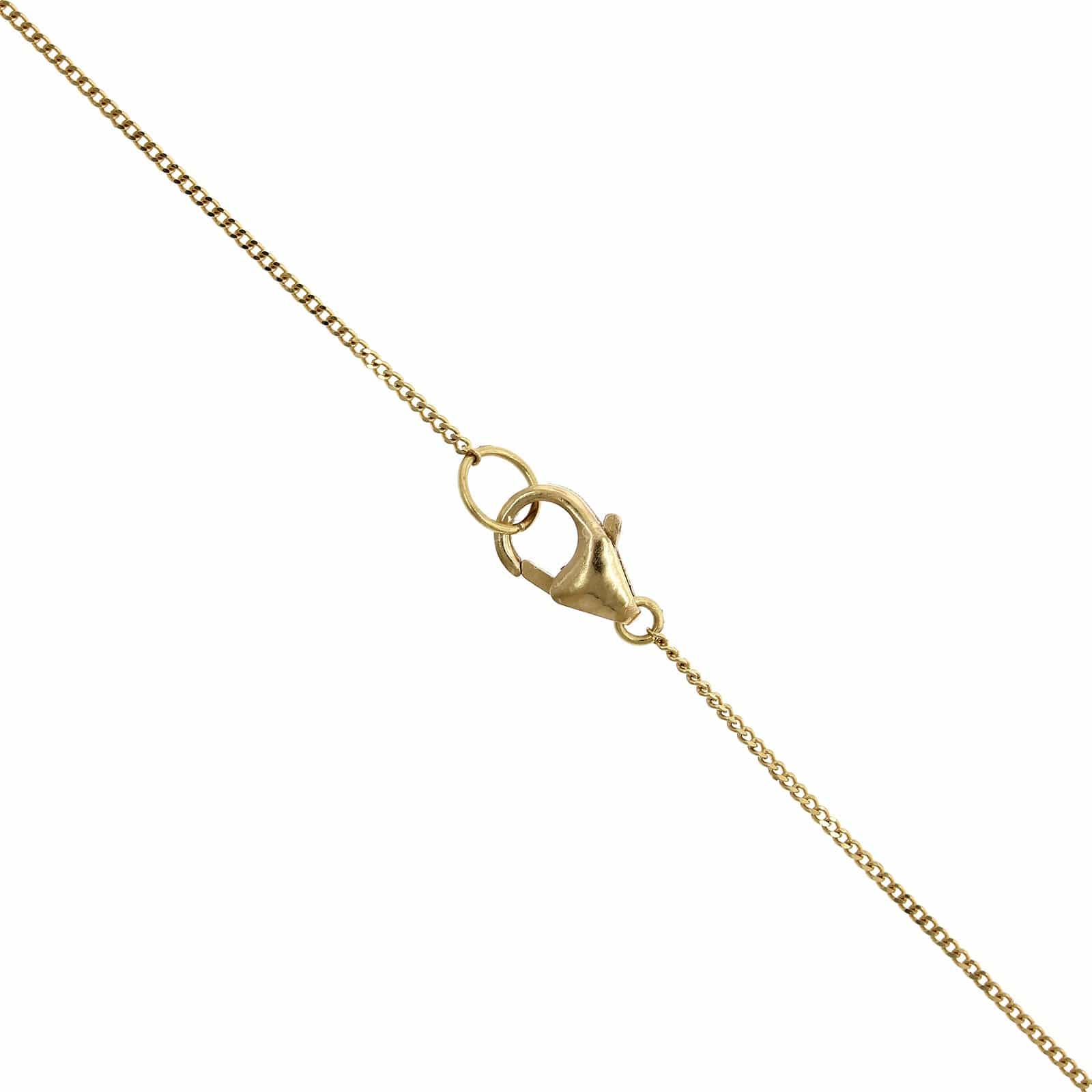 18K Yellow Gold Pear Shape Diamond Pendant, Long's Jewelers