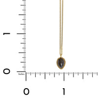 18K Yellow Gold Pear Shape Diamond Pendant, Long's Jewelers