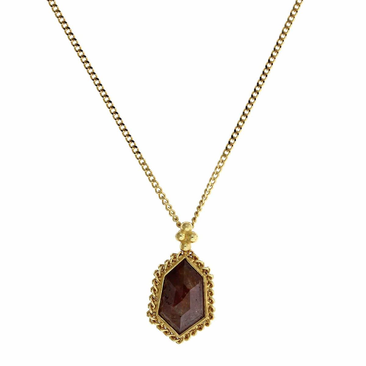 18K Yellow Gold Diamond Pendant, Long's Jewelers