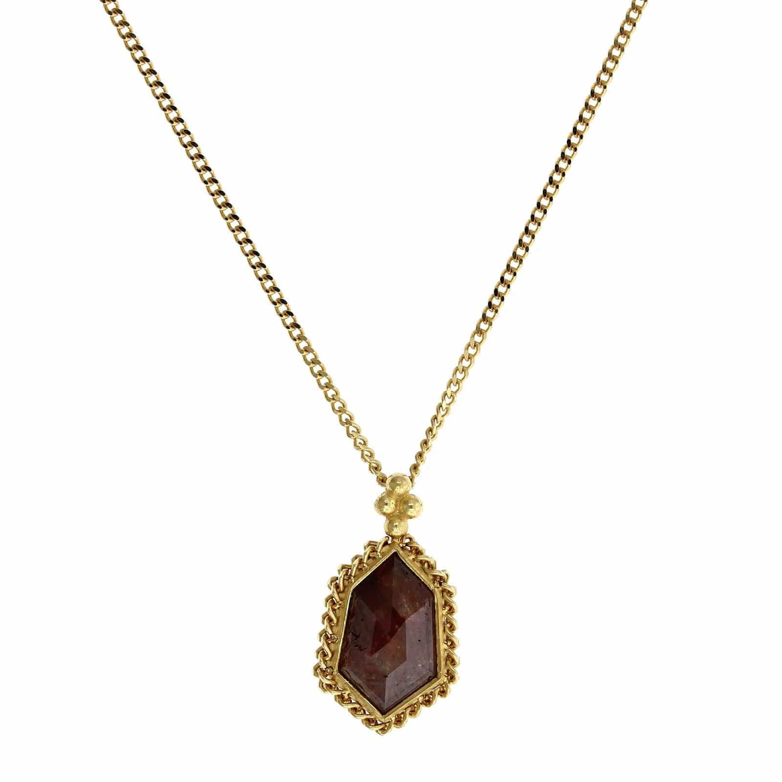 18K Yellow Gold Diamond Pendant, Long's Jewelers