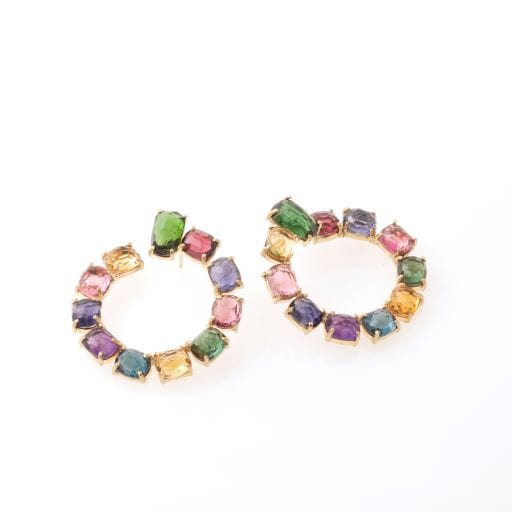 Marco Bicego Murano 18K Yellow Gold Multi Stone Earrings