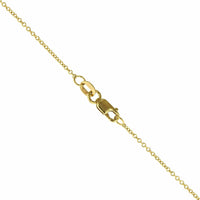 18K Yellow Gold Oval Opal and Diamond Pendant