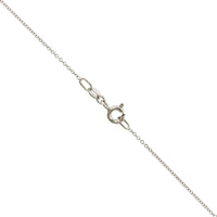 18K White Gold Oval Opal and Diamond Pendant
