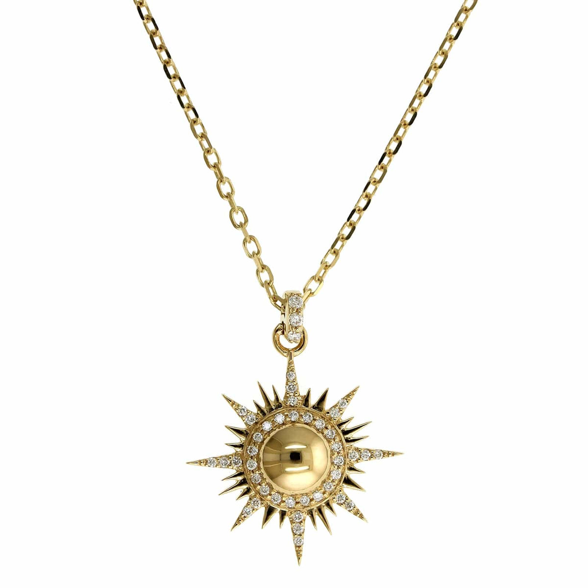 18K Yellow Gold Il Sole Mini Necklace