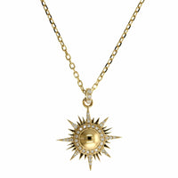 18K Yellow Gold Il Sole Mini Necklace