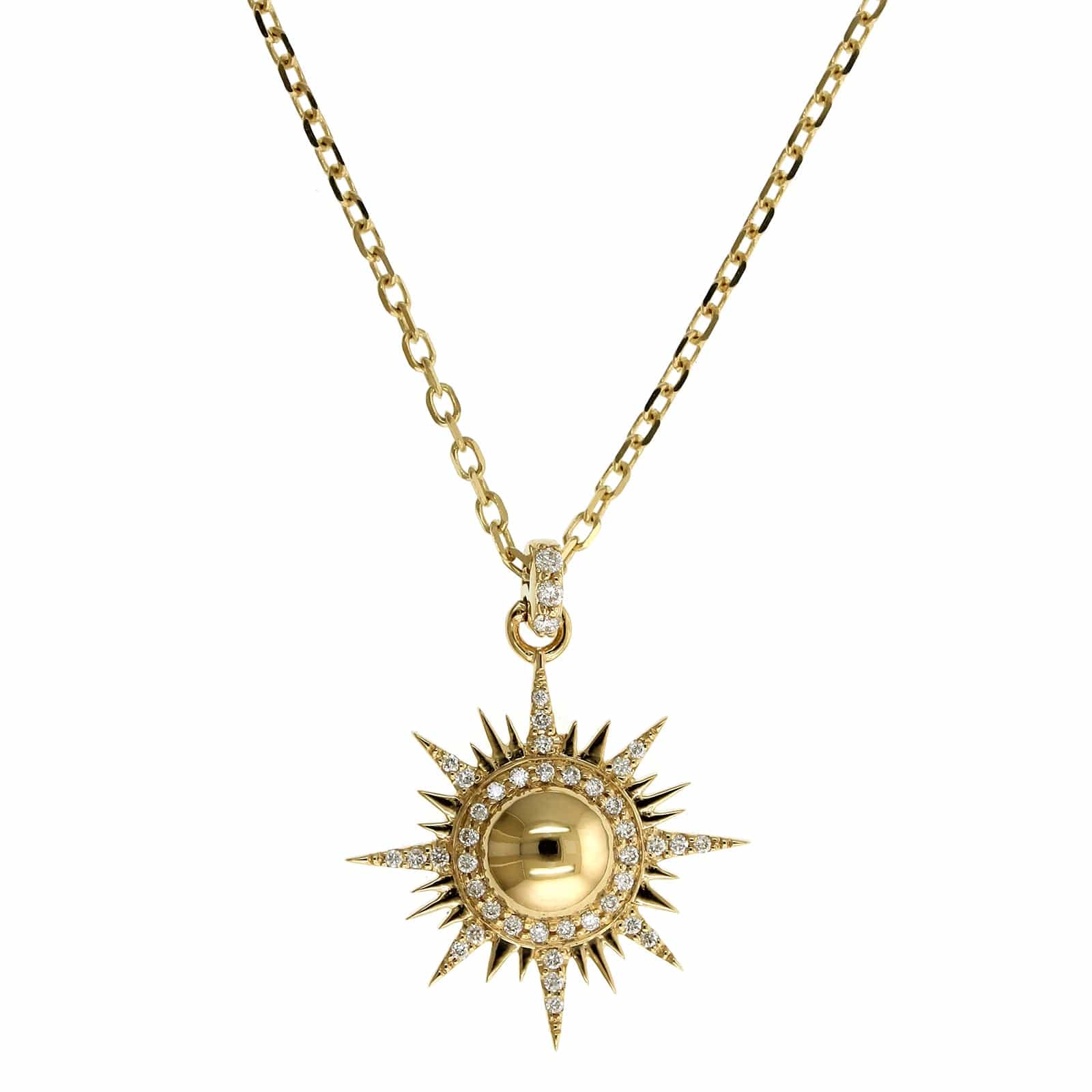 18K Yellow Gold Il Sole Mini Necklace