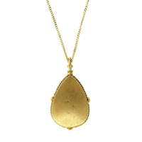 Amali 18K Yellow Gold Teardrop Opal Necklace