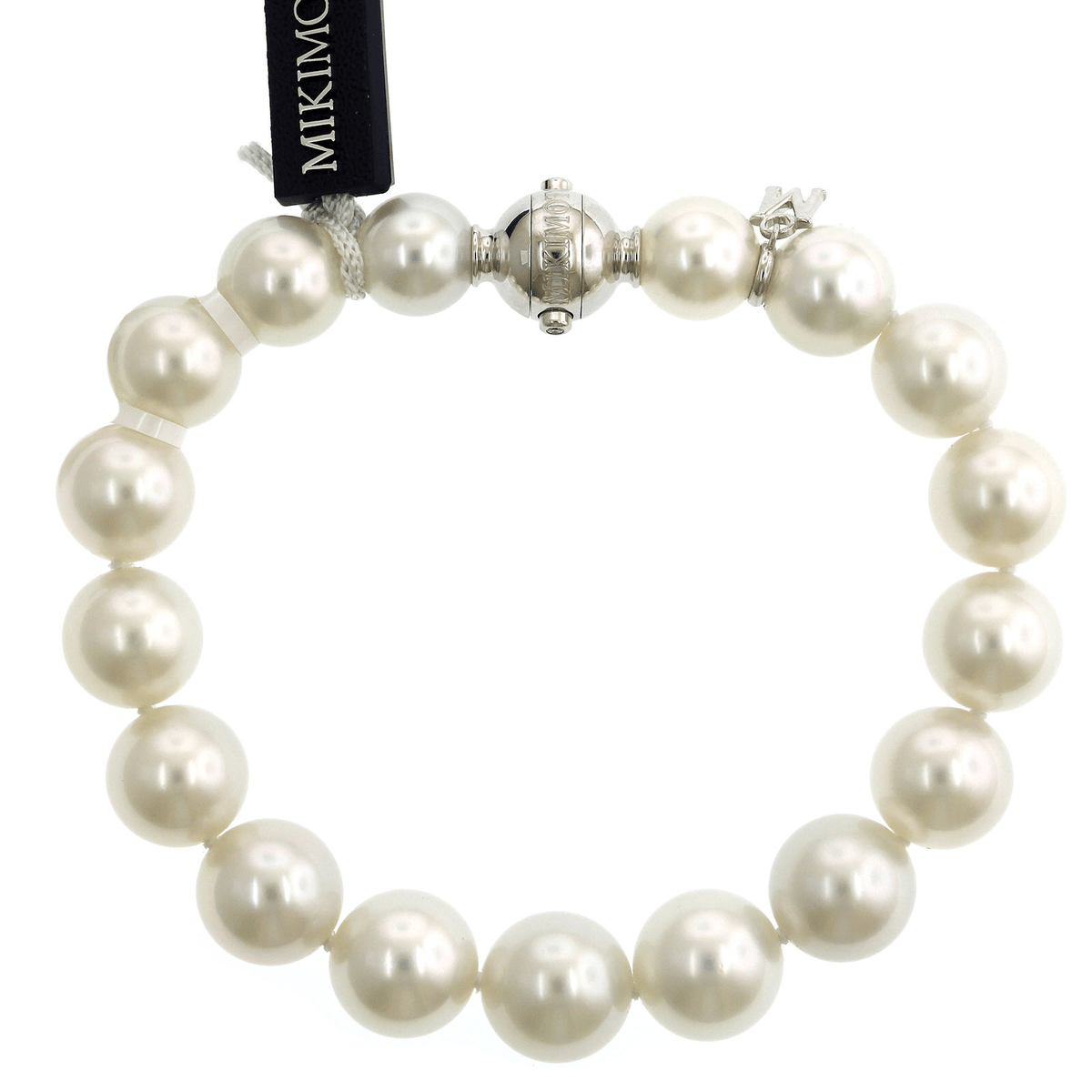 Mikimoto 18K White Gold Pearl Bracelet