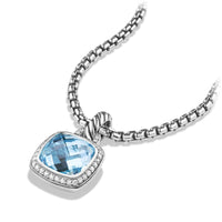 Albion® Pendant with Blue Topaz and Diamonds