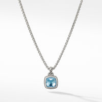Albion® Pendant with Blue Topaz and Diamonds