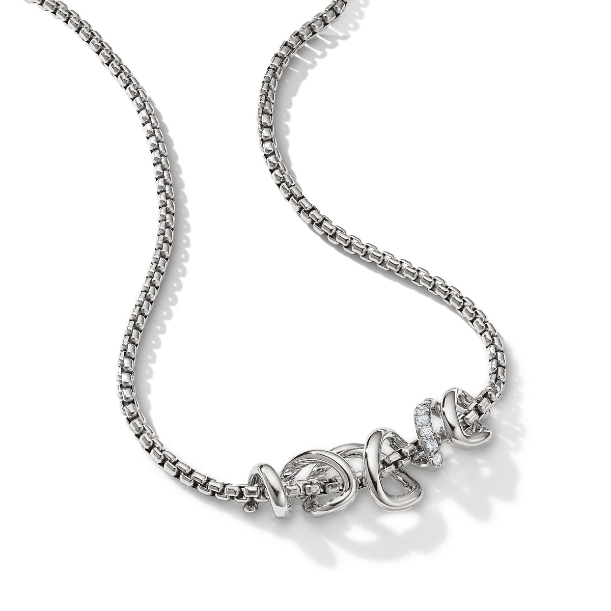 Helena Amulet with Pavé Diamonds