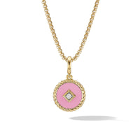 Cable Collectibles® Blush Enamel Charm with 18K Yellow Gold and Diamond