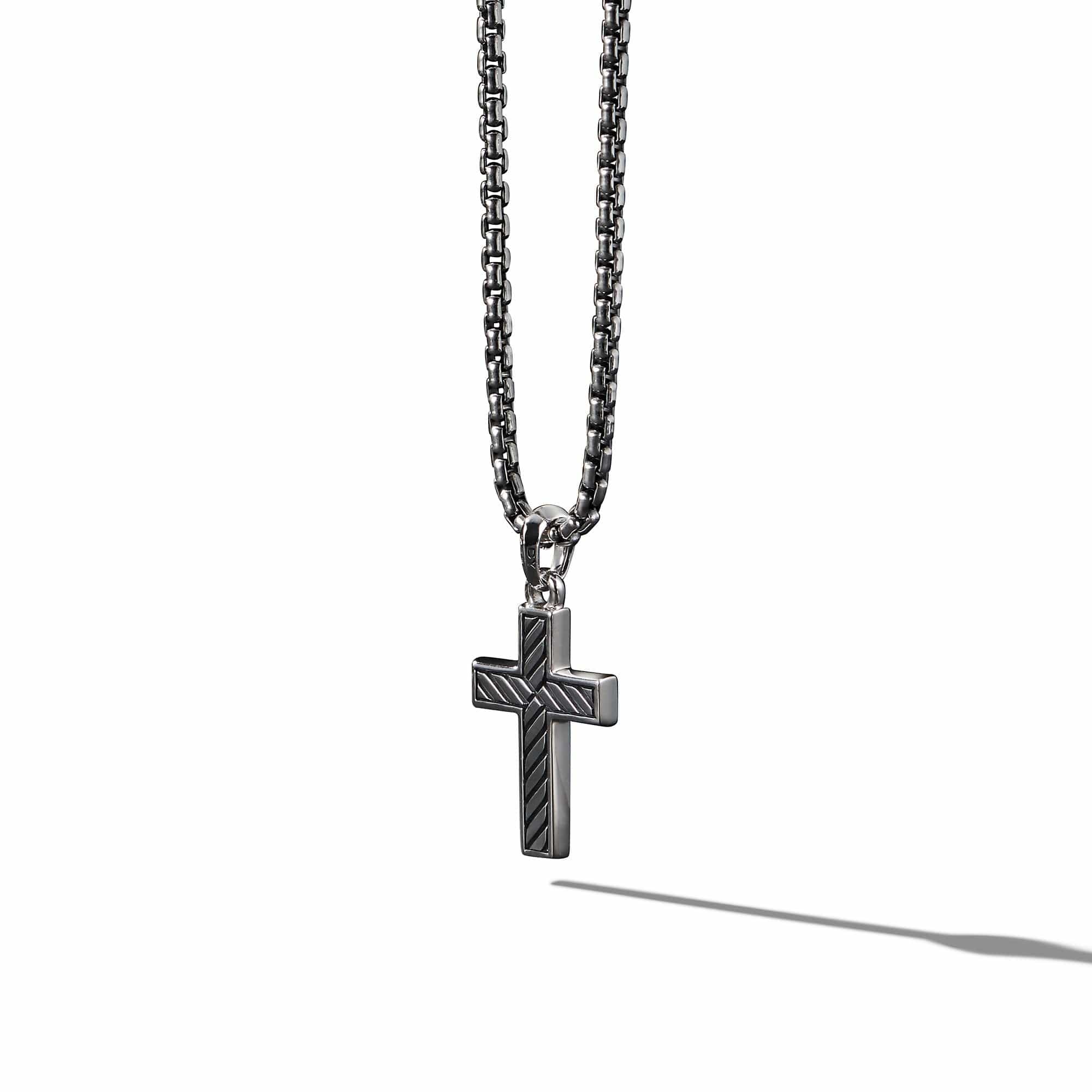 Cross with Black Onyx, Long's Jewelers