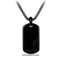 Exotic Stone Tag with Black Onyx