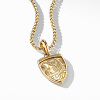 St. Michael Amulet in 18K Yellow Gold, 26mm