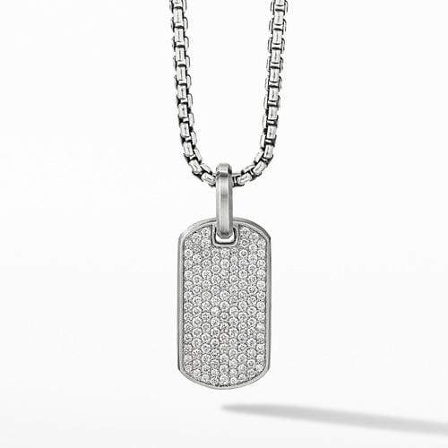 Streamline® Tag with Pavé Diamonds