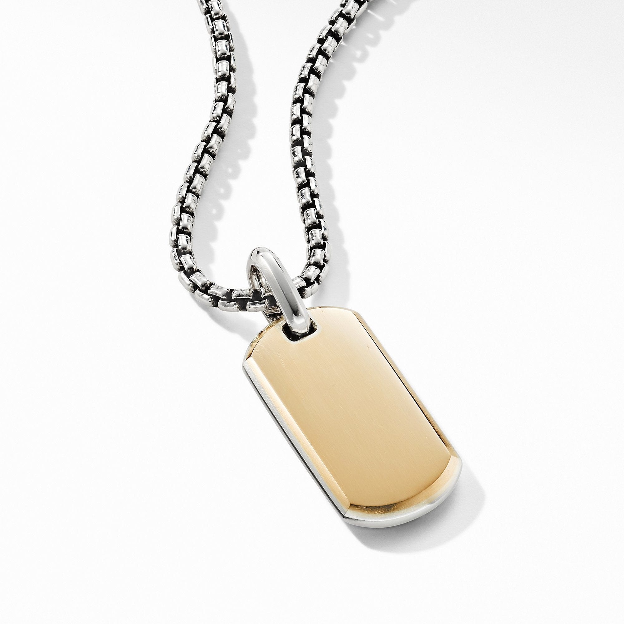 Streamline® Tag with 18K Yellow Gold