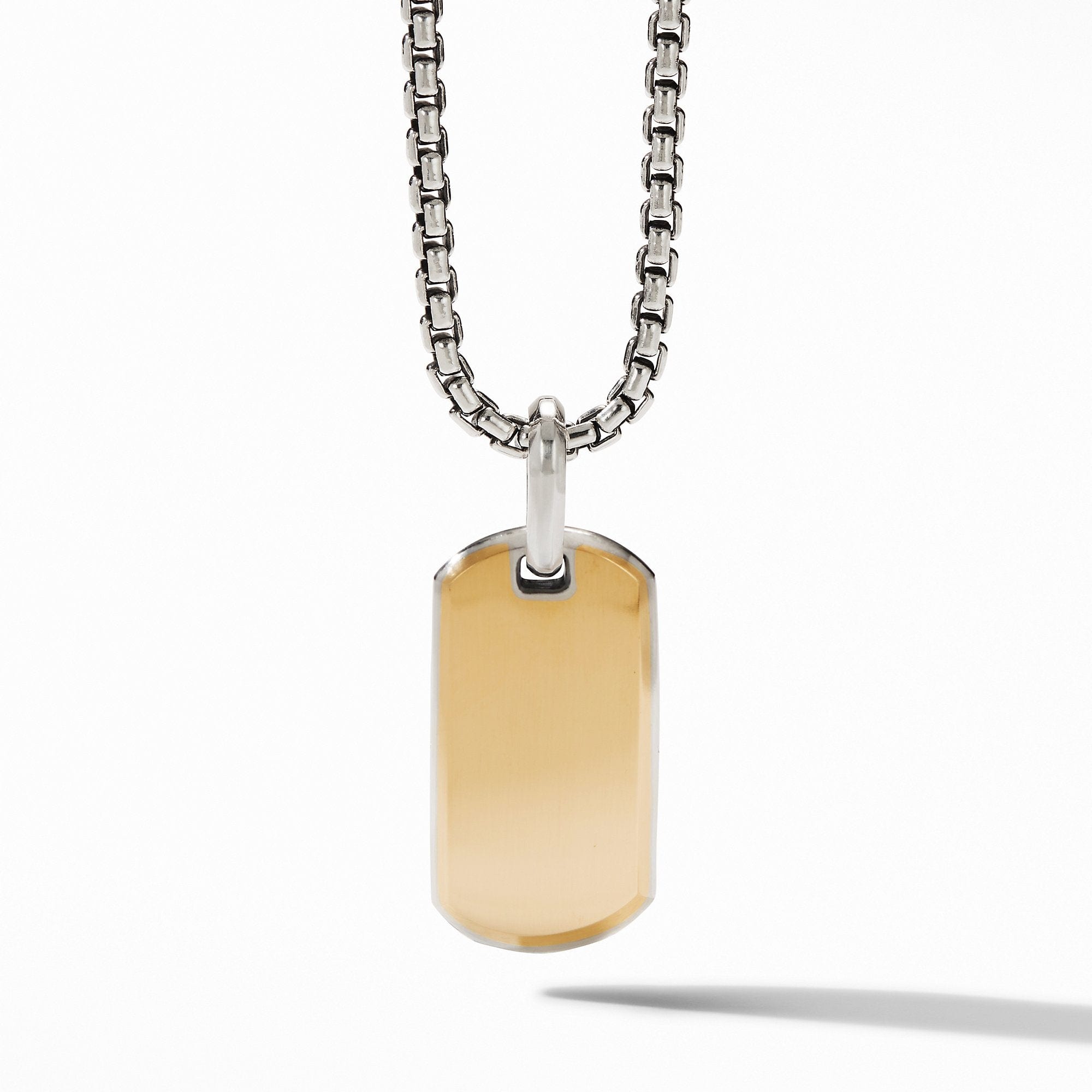 Streamline® Tag with 18K Yellow Gold