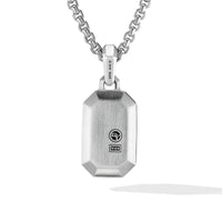 Streamline® Amulet with Pavé Diamonds, Sterling Silver, Long's Jewelers