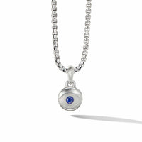 Eveil Eye Amulet In Sterling Silver with Lapis