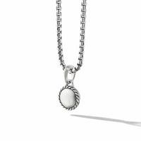 Evil Eye Amulet In Sterling Silver with Lapis