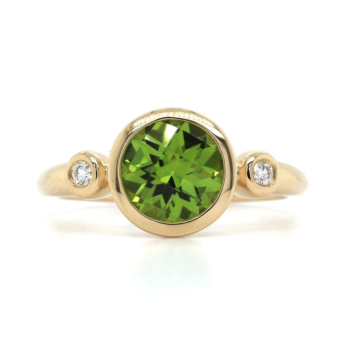 14K Yellow Gold Peridot Ring, 14k yellow gold, Long's Jewelers