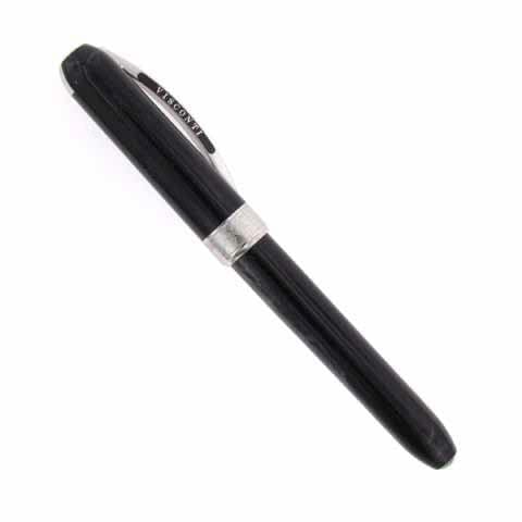 Rembrant Visconti Black Rollerball Pen