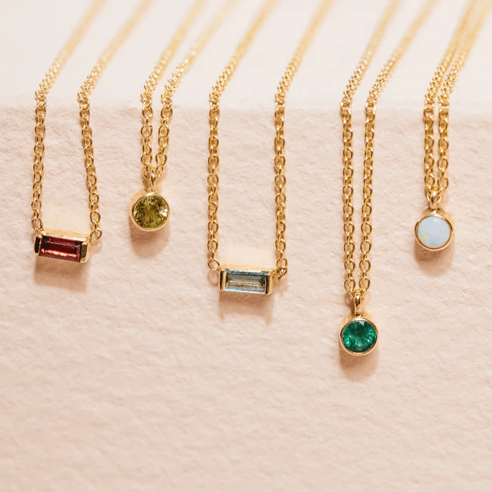 14K Yellow Gold Bezel Set Period Pendant, 14k yellow gold, Long's Jewelers