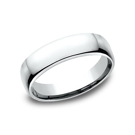 14K White Gold Euro Fit Band, 14k white gold, Long's Jewelers