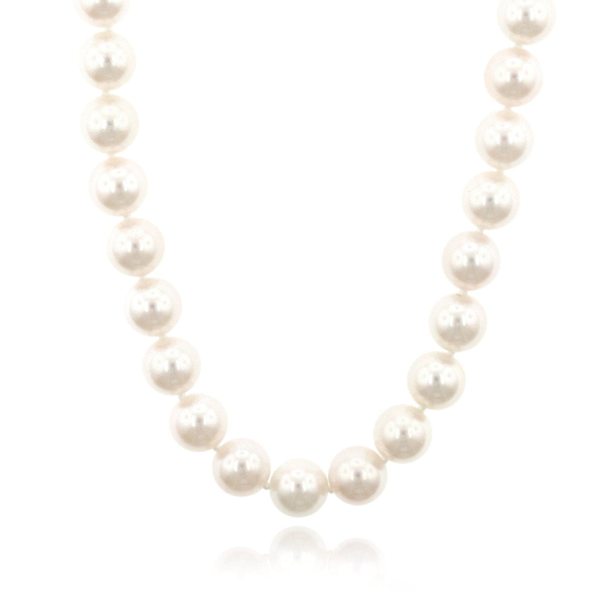 18K Yellow Gold Pearl Necklace