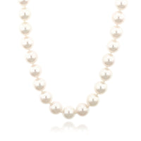 18K Yellow Gold Pearl Necklace