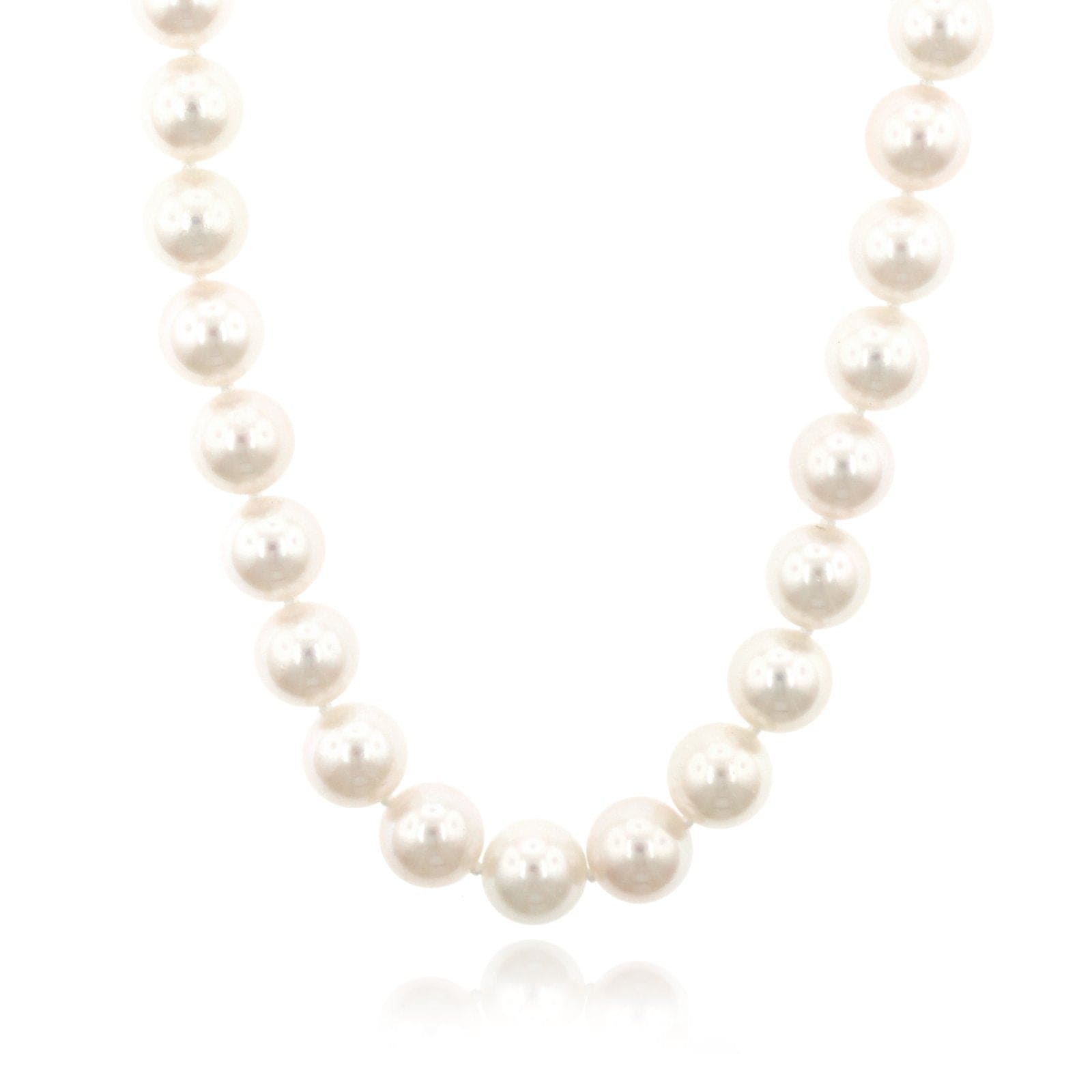 18K Yellow Gold Pearl Necklace