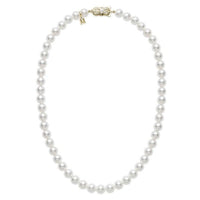 18K Yellow Gold Pearl Necklace