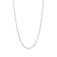Mikimoto 18K Yellow Gold Pearl Station Necklace