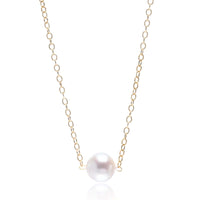 14K Yellow Gold Princess Pearl 5mm Pendant