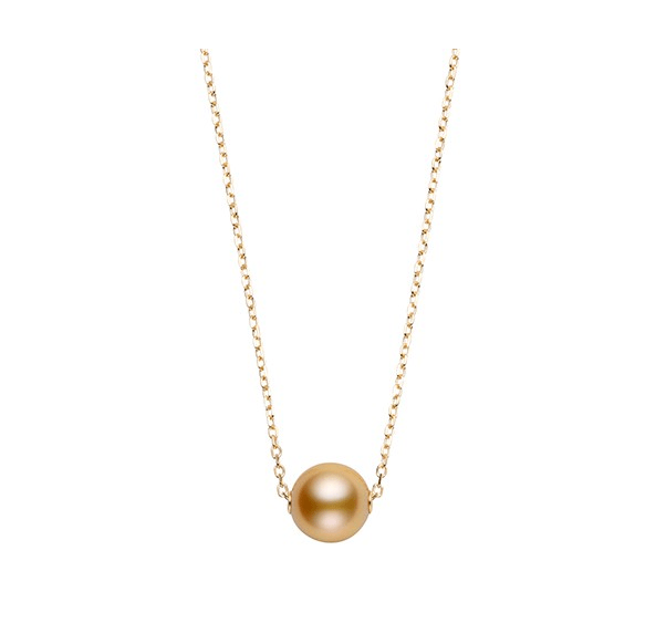 Mikimoto Golden South Sea Cultured Pearl Pendant