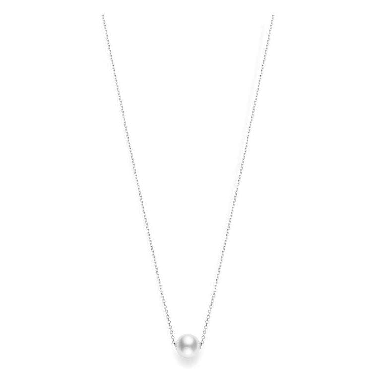 18K White Gold Pearl Pendant