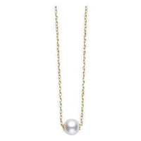 18K Yellow Gold Pearl Pendant