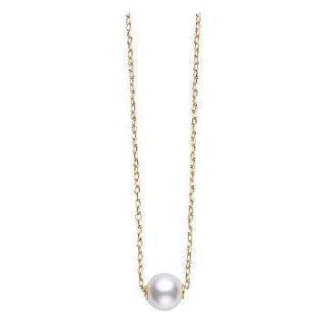 18K Yellow Gold Pearl Pendant