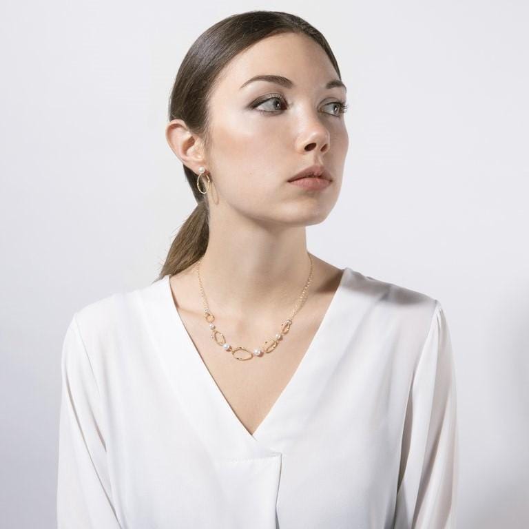 Marco Bicego Marrakech Onde 18K Yellow Gold Pearl Drop Earrings