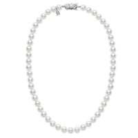 18K White Gold Pearl Necklace