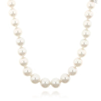 18K White Gold White South Sea Pearl Necklace