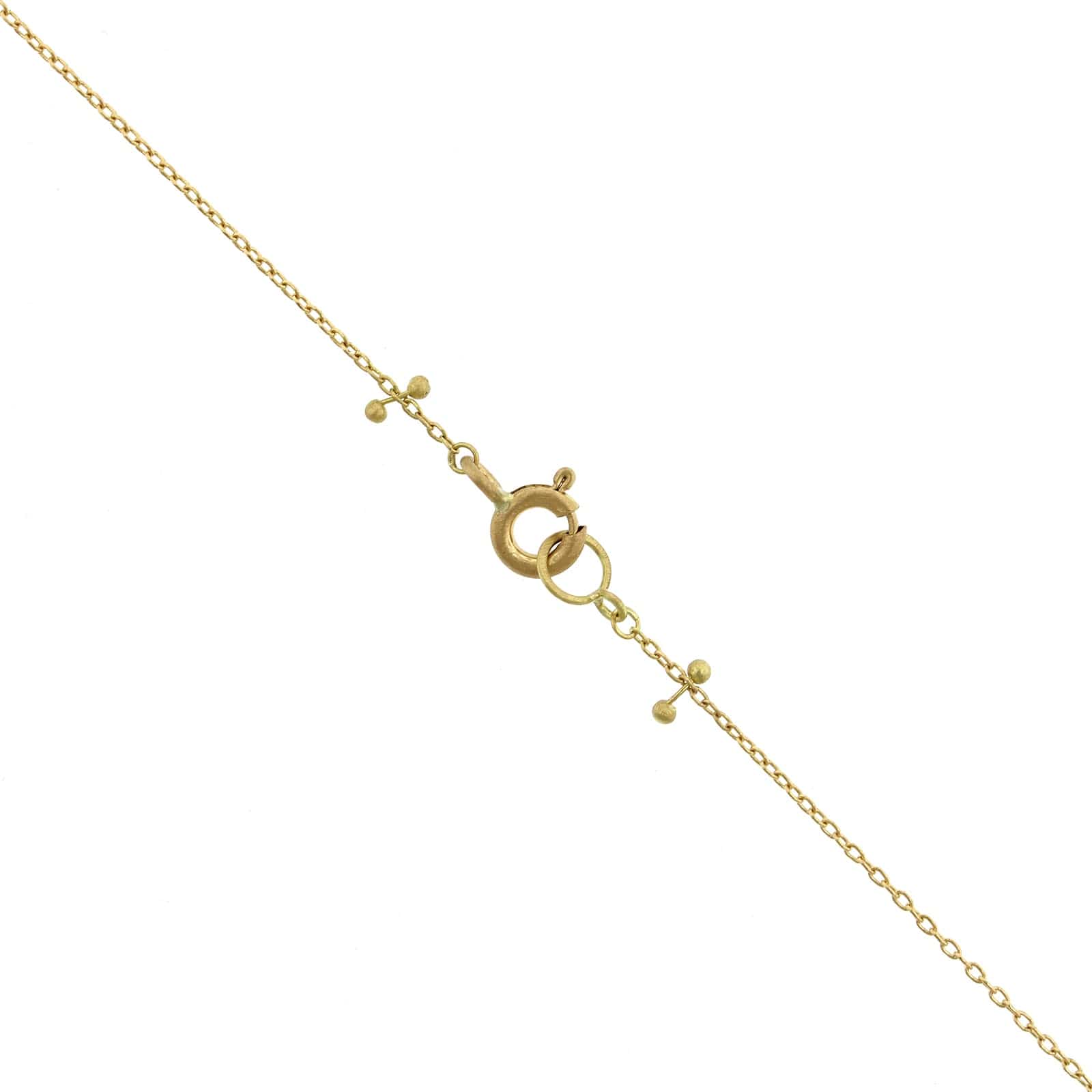 Platinum and 18K Tri-Color Gold Flutter Necklace, Platinum, Gold, Long's Jewelers
