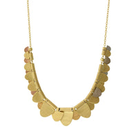 Platinum and 18K Tri-Color Gold Flutter Necklace, Platinum, Gold, Long's Jewelers