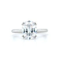 Platinum 4 Prong Diamond Gallery Engagement Ring Setting, Platinum, Long's Jewelers