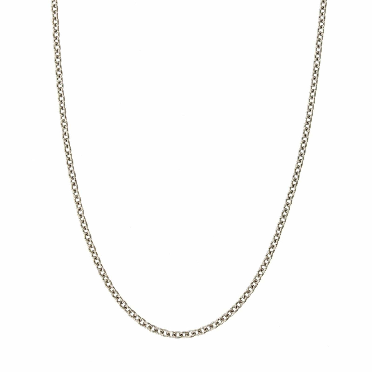 Platinum Cable Chain, Platinum, Long's Jewelers