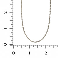 Platinum Diamond Cube Chain Necklace