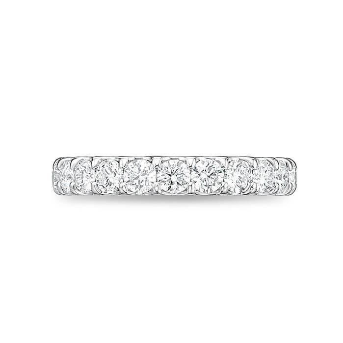 Platinum Odessa Shared Prong Diamond Band, Platinum, Long's Jewelers