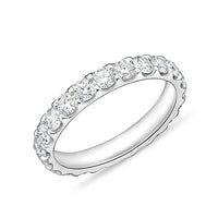 Platinum Odessa Eternity Shared Prong Diamond Band