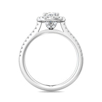 Platinum Pear Shape Diamond Halo Engagement Ring, Platinum, Long's Jewelers